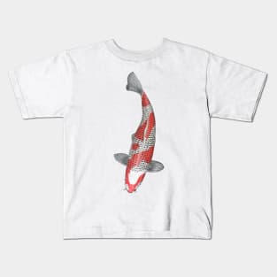 Koi Fish Kuhaku Kids T-Shirt